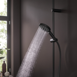 Główka prysznicowa 120 3 jet PowderRain Czarny Matowy Raindance Select S HANSGROHE 26014670