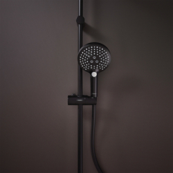 Główka prysznicowa 120 3 jet PowderRain Czarny Matowy Raindance Select S HANSGROHE 26014670