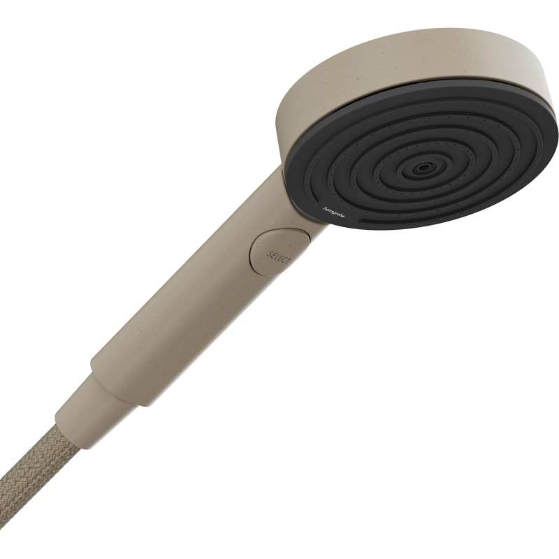 Główka prysznicowa 105 3jet Relaxation EcoSmart+ Select Piaskowy (recycled) Pulsify Planet Edition HANSGROHE 26077210