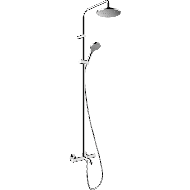 Komplet prysznicowy 200 1jet EcoSmart z termostatem, wannowy Chrom Vernis Blend HANSGROHE 26079000