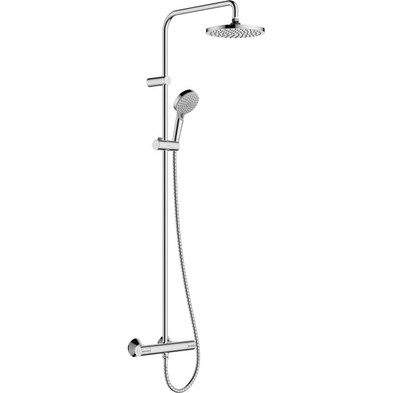 Komplet prysznicowy 200 1jet EcoSmart z termostatem Chrom Vernis Blend HANSGROHE 26089000