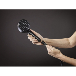 Komplet prysznicowy 200 1jet EcoSmart z termostatem Czarny Matowy Vernis Blend HANSGROHE 26089670