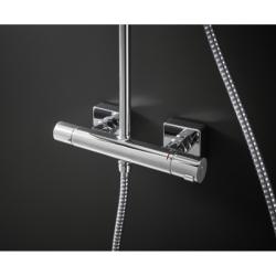 Komplet prysznicowy 230 1jet EcoSmart z termostatem Chrom Vernis Shape HANSGROHE 26097000