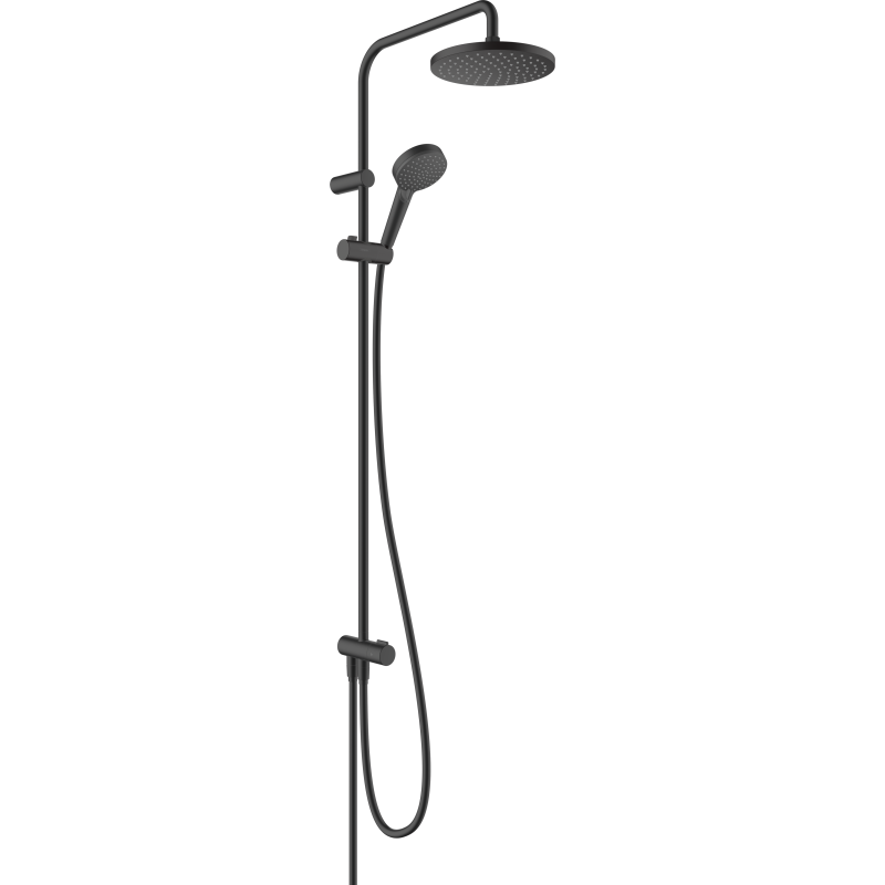Komplet prysznicowy 200 1jet EcoSmart Reno Czarny Matowy Vernis Blend HANSGROHE 26099670