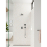 Głowica prysznicowa 280 1jet Czarny Chrom Szczotkowany Croma HANSGROHE 26220340