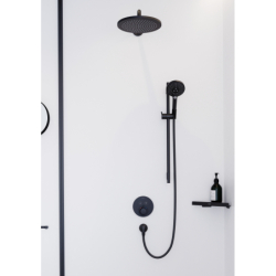 Głowica prysznicowa 280 1jet EcoSmart Czarny Matowy Croma HANSGROHE 26221670