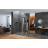 Głowica prysznicowa 250 1jet z przyłączem ściennym Chrom Rainfinity HANSGROHE 26226000