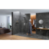 Głowica prysznicowa 250 1jet z przyłączem ściennym Chrom Rainfinity HANSGROHE 26226000