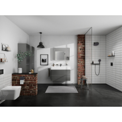 Głowica prysznicowa 250 1jet EcoSmart Czarny Matowy Rainfinity HANSGROHE 26229670