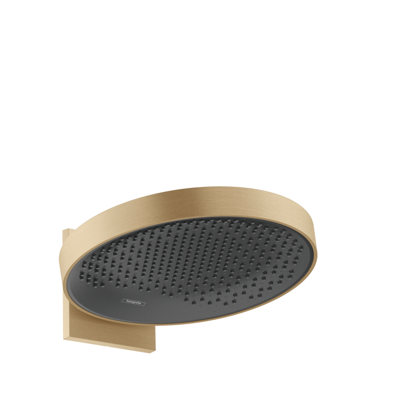 Głowica prysznicowa 360 1jet z przyłączem ściennym Brąz Szczotkowany Rainfinity HANSGROHE 26230140