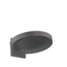 Głowica prysznicowa 360 1jet z przyłączem ściennym Czarny Chrom Szczotkowany Rainfinity HANSGROHE 26230340