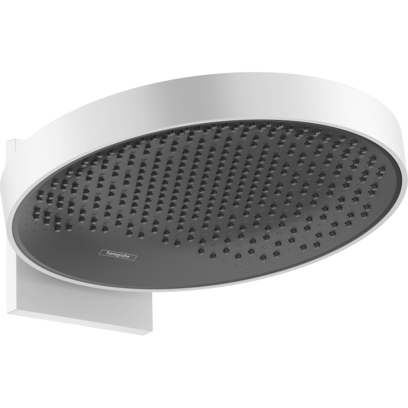 Głowica prysznicowa 360 1jet z przyłączem ściennym Biały Matowy Rainfinity HANSGROHE 26230700