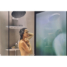 Głowica prysznicowa 360 1jet z przyłączem ściennym Biały Matowy Rainfinity HANSGROHE 26230700