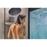 Głowica prysznicowa 360 1jet z przyłączem ściennym Biały Matowy Rainfinity HANSGROHE 26230700