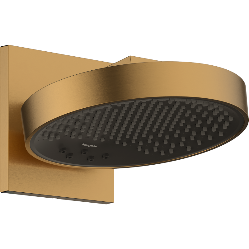 Głowica prysznicowa 250 3jet EcoSmart z przyłączem ściennym Brąz Szczotkowany Rainfinity HANSGROHE 26233140