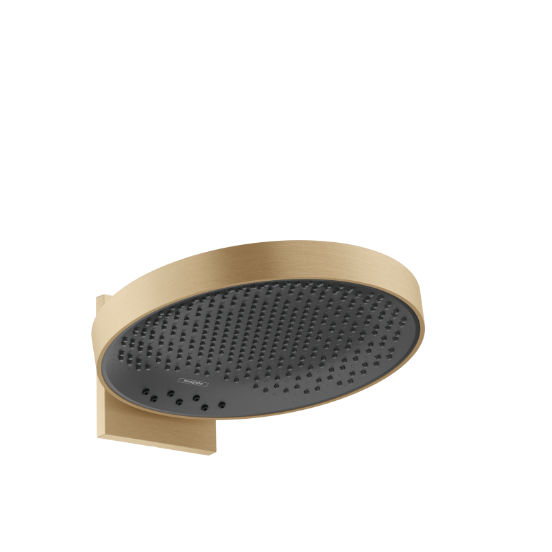 Głowica prysznicowa 360 3jet z przyłączem ściennym Brąz Szczotkowany Rainfinity HANSGROHE 26234140