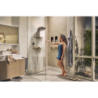 Głowica prysznicowa 360 3jet z przyłączem ściennym Brąz Szczotkowany Rainfinity HANSGROHE 26234140