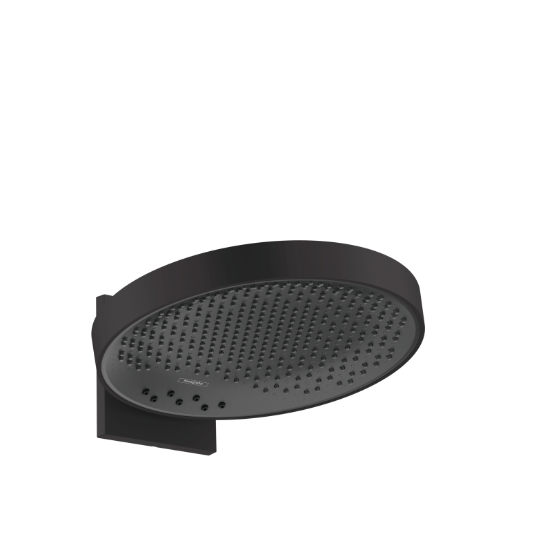Głowica prysznicowa 360 3jet z przyłączem ściennym Czarny Matowy Rainfinity HANSGROHE 26234670