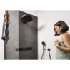 Głowica prysznicowa 360 3jet z przyłączem ściennym Czarny Matowy Rainfinity HANSGROHE 26234670