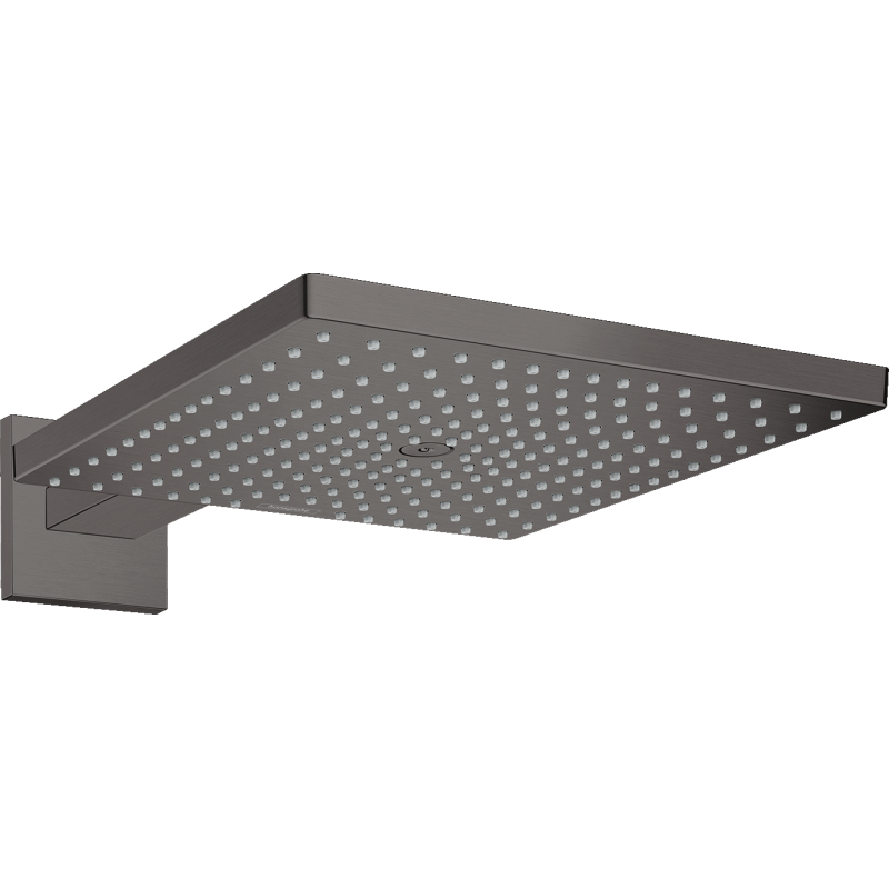 Głowica prysznicowa 300 1jet z ramieniem prysznicowym Czarny Chrom Szczotkowany Raindance E HANSGROHE 26238340