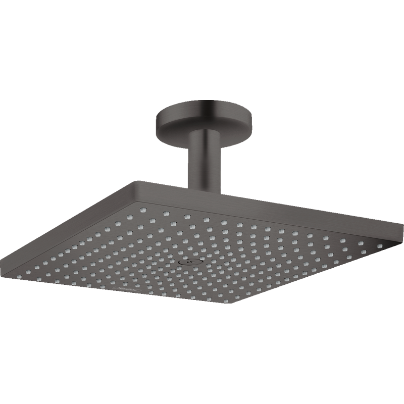 Głowica prysznicowa 300 1jet z przyłączem sufitowym Czarny Chrom Szczotkowany Raindance E HANSGROHE 26250340
