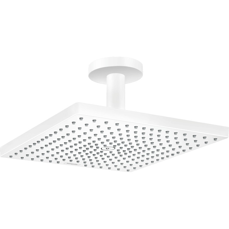 Głowica prysznicowa 300 1jet z przyłączem sufitowym Biały Matowy Raindance E HANSGROHE 26250700