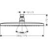 Głowica prysznicowa 280 1jet Chrom Croma E HANSGROHE 26257000
