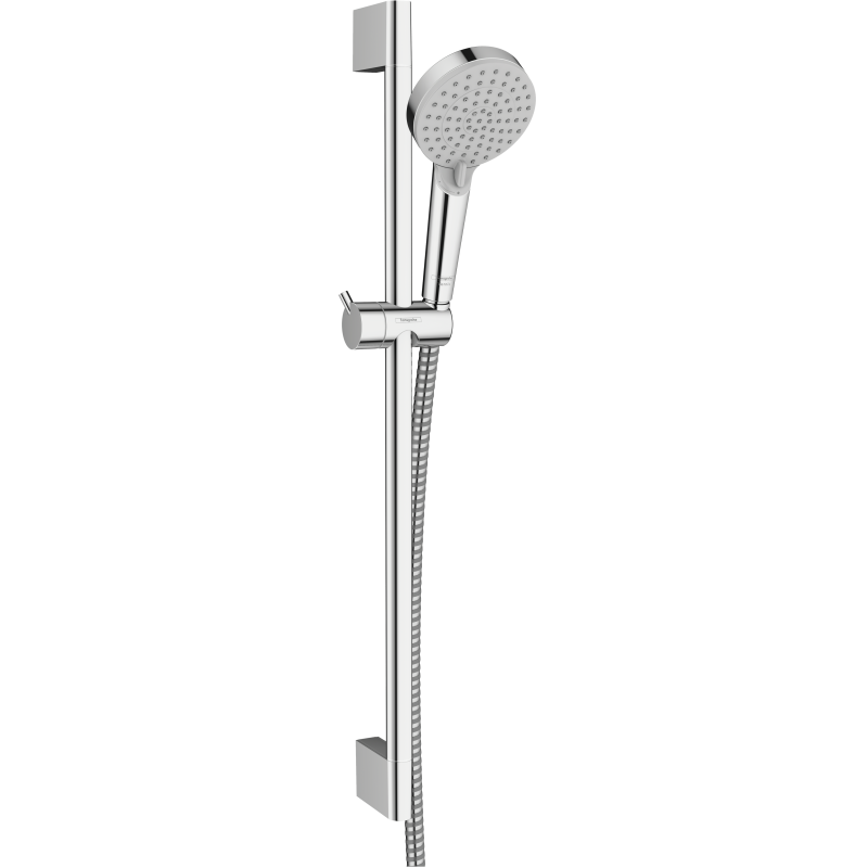 Zestaw prysznicowy 100 Vario EcoSmart z drążkiem Crometta 65 cm Chrom Vernis Blend HANSGROHE 26279000