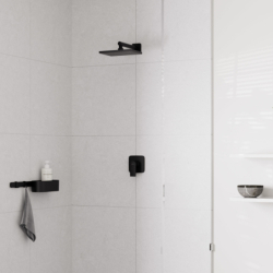 Głowica prysznicowa 230 1jet EcoSmart Czarny Matowy Vernis Shape HANSGROHE 26283670
