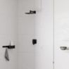 Głowica prysznicowa 230 1jet EcoSmart Czarny Matowy Vernis Shape HANSGROHE 26283670