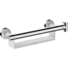 Uchwyt Comfort z półką i uchwytem prysznicowym Biały/Chrom Unica HANSGROHE 26328400