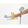 Uchwyt Comfort z półką i uchwytem prysznicowym Biały/Chrom Unica HANSGROHE 26328400