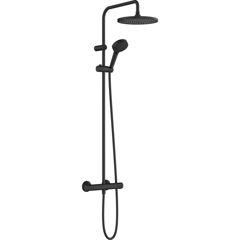 Komplet prysznicowy 240 1jet EcoSmart z termostatem Czarny Matowy Vernis Blend HANSGROHE 26428670
