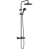Komplet prysznicowy 240 1jet EcoSmart z termostatem Czarny Matowy Vernis Blend HANSGROHE 26428670