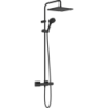 Komplet prysznicowy 240 1jet EcoSmart z termostatem Czarny Matowy Vernis Shape HANSGROHE 26429670