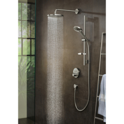 Przyłącze węża S z zaworem zwrotnym i złączem z tworzywa Chrom FixFit HANSGROHE 26453000