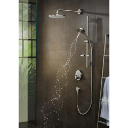 Przyłącze węża S z zaworem zwrotnym i złączem z tworzywa Chrom FixFit HANSGROHE 26453000