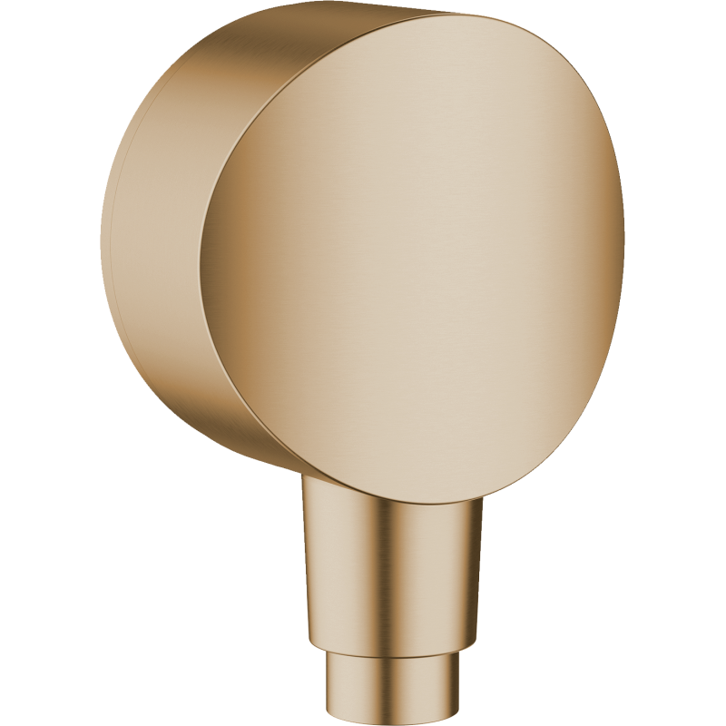 Przyłącze węża S z zaworem zwrotnym i złączem z tworzywa Brąz Szczotkowany FixFit HANSGROHE 26453140