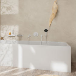 Przyłącze węża S z zaworem zwrotnym i złączem z tworzywa Biały Matowy FixFit HANSGROHE 26453700