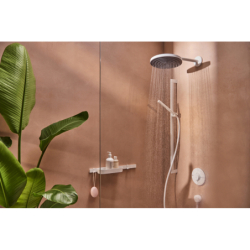 Przyłącze węża S z zaworem zwrotnym i złączem z tworzywa Biały Matowy FixFit HANSGROHE 26453700