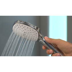 Główka prysznicowa 120 3jet Biały/Chrom Raindance Select E HANSGROHE 26520400