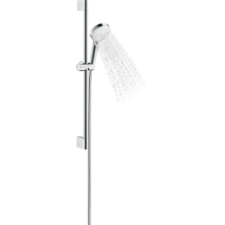 Zestaw prysznicowy 100 Vario EcoSmart z drążkiem 65 cm Biały/Chrom Crometta HANSGROHE 26534400
