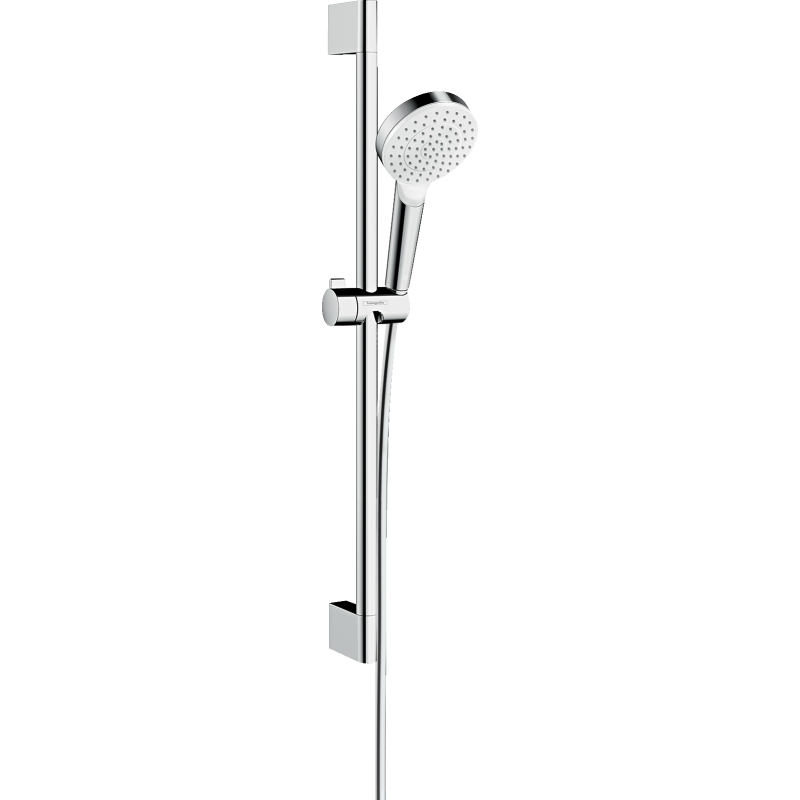 Zestaw prysznicowy 100 1jet EcoSmart z drążkiem 65 cm Biały/Chrom Crometta HANSGROHE 26535400
