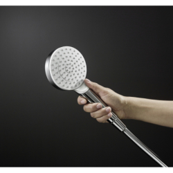 Zestaw prysznicowy 100 1jet EcoSmart z drążkiem 65 cm Biały/Chrom Crometta HANSGROHE 26535400