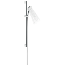 Zestaw prysznicowy 100 1jet EcoSmart z drążkiem 90 cm Biały/Chrom Crometta HANSGROHE 26539400