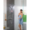 Zestaw prysznicowy 100 Vario z drążkiem 65 cm i mydelniczką Biały/Chrom Crometta HANSGROHE 26553400