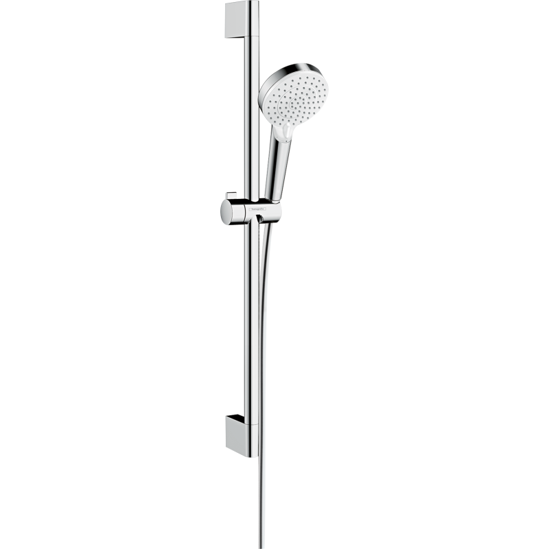 Zestaw prysznicowy 100 Vario EcoSmart+ z drążkiem 65 cm Biały/Chrom Crometta HANSGROHE 26555400