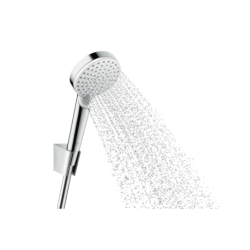 Punktowy zestaw prysznicowy 100 1jet EcoSmart z wężem 125 cm Biały/Chrom Crometta HANSGROHE 26568400