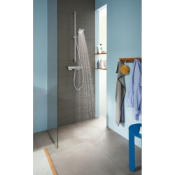 Zestaw prysznicowy 110 Vario EcoSmart z drążkiem 90 cm Biały/Chrom Croma Select S HANSGROHE 26573400