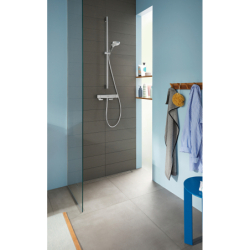 Zestaw prysznicowy 110 Vario EcoSmart z drążkiem 90 cm Biały/Chrom Croma Select S HANSGROHE 26573400
